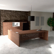 Bureau de Direction avec retour E10 - Quadrifoglio - 244, Oui, Noyer américain, Non_0