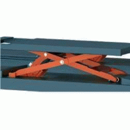 Pont ciseaux posé 4T + levage auxiliaire 3,5T ultra fin premium - 5000mm_6