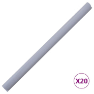 Vidaxl écran d'intimité de jardin pvc 35x0,19 m gris clair mat 147871_6