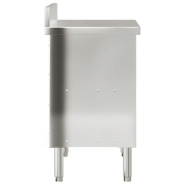 Vidaxl table de travail de cuisine avec portes coulissantes inox 376441_6