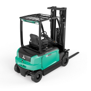 Chariot élévateur électrique compact Mitsubishi 3000 kg - 4 roues, 80 V, pneus pleins souples_6