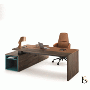 Bureau de direction Sile avec sous-mains - Bralco - 228, Droite_6