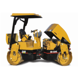 Rouleau compacteur cylindre tandem vibrant 130 - Bon équilibre fréquence et amplitude - Cylindres larges pour production accrue