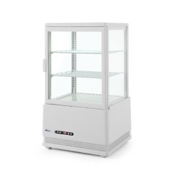 Vitrine de table réfrigérée positive 2 étagères 58L ARKTIC HENDI - Blanc
