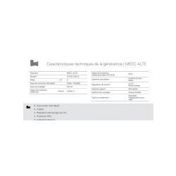 GMW-905 T5 50 Hz triphasé - Groupe électrogène industriel Genelec - 1004 kVA avec moteur MTU et alternateur MECC ALTE