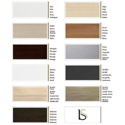 Grand bureau d'accueil droit Delta Plus - Mobel Linea - gris satin, Non