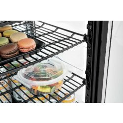 Mini-vitrine réfrigérée 64L2T noire 700358GV1 Bartscher