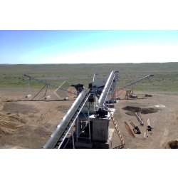250 t/h - Ligne complète de concassage de minerai de fer avec mâchoire PE900x1200, cône CSB240 et broyeur VSI5X
