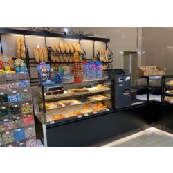 Vitrine réfrigérée professionnelle pour traiteur, pâtisserie et snacking - KUBUS MAX