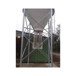 Silo cloisonné 50/50 monocoque pour l'alimentation programmée des vaches laitières - Capacité 10 à 25m3 - Ø2325 ou Ø2700