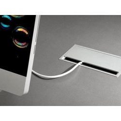 Banque d'accueil linéaire et contemporaine - YO - Design moderne, modulaire et personnalisable
