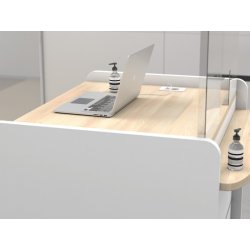 Banque d'accueil mobile BAM - Polyvalente, fonctionnelle et design - Fabrication française