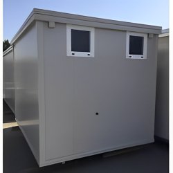 Cabine wc double raccordable 240cm x 240cm x 265cm