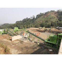 Unite de concassage de pierres dures complète 400 tph