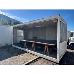 Bungalow cabane de chantier double 6x4,9m