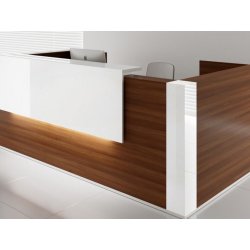 Banque d'accueil design et modulaire PMR - TERA avec options LED et configurations personnalisables