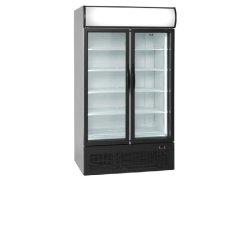 Vitrine réfrigérée FSC1950H - 2 ou 3 portes vitrées - Finition au choix et froid ventilé