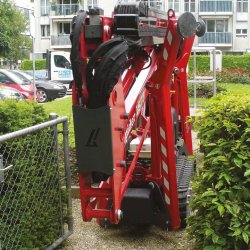 Nacelle araignée sur chenille robuste et fiable - Spider 15.75 - Hauteur de travail 15m - Portée 7.4m - Diesel ou hybride