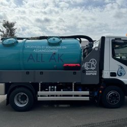 Combiné hydrocureur 12T - Débouchages grandes capacités et pompage de fosses - De 90L/min à 175 bars, à 37L/min à 400 bars - Cuve 7000L
