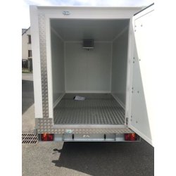 Remorque frigorifique double essieu 2x1800kg - Rapha 22 - PTAC 3500kg - Dimensions intérieures 3,94m x 2m x 1,90m