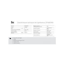 GMW-810 T6 - Groupe électrogène industriel triphasé 60 Hz - Genelec - 1011 kVA - Diesel - MTU - Alternateur STAMFORD