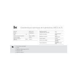 Gtw-2415 T5 - Groupe électrogène industriel triphasé 50 Hz 2403 kVA - Genelec - Moteur Mitsubishi