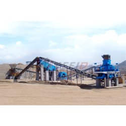 Concasseur vsi à axe verticale de 50 t/h pour la production de sable