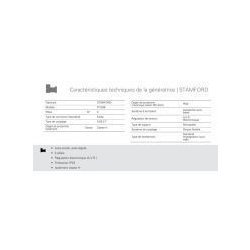 GTW-1390 T5 - Groupe électrogène industriel triphasé 50 Hz, 1382 kVA - MITSUBISHI/GENELEC