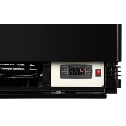 Mini vitrine réfrigérée 78 L, noire 700277G Bartscher