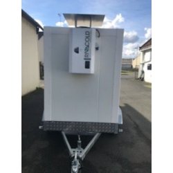 Remorque frigorifique double essieu de 750kg - RAPHA 18