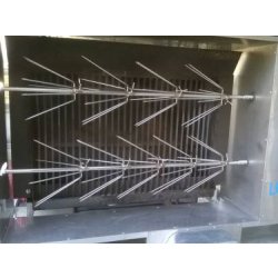 Tournebroche sur remorque - idéal pour méchoui au feu de bois - disponible en location pour événements