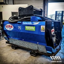 Broyeur forestier Série TFS - pour pelle 18 à 35 tonnes - diamètre de coupe jusqu'à 50 cm - OSMA