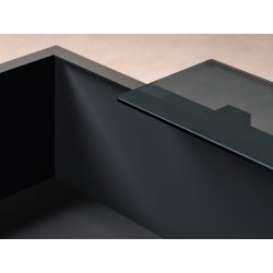 Banque d'accueil personnalisable OUTLINE - configurations variées et design moderne