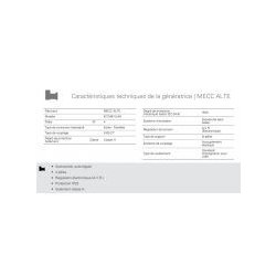 Groupe électrogène industriel GTW-2555 T5 - 50 Hz, triphasé, 2555 kVA - MITSUBISHI et MECC ALTE