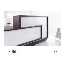 Banque d'accueil fonctionnelle et esthétique - Modules conformes aux normes européennes - Large choix de coloris et tailles