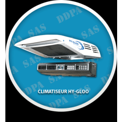 Climatiseur de toît hygloo split | système autonome - hauteur 150 mm - modèles horizontaux & verticaux - livré prêt à fonctionner - pour engin agricole & btp, camping-car, utilitaire