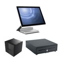 Pack caisse tactile Jazz - TPV double écran - Imprimante thermique - Tiroir caisse - OS pré-installé
