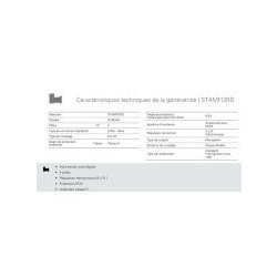 GTW-780 T5 Groupe électrogène industriel triphasé 50 Hz - Genelec - 775 kVA - Moteur Mitsubishi - Alternateur Stamford