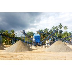 Unité concasseur à sable complète pour production de sable 100m3/h