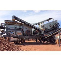 Concasseur pour carrière mobile 100t/h avec crible de deux/trois étages