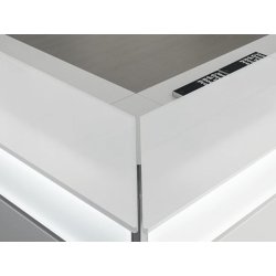 Banque d'accueil d'angle rétro-éclairée LED - DV702 - Conception modulaire avec finitions modernes