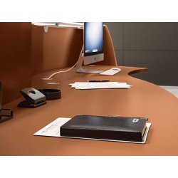 Banque d'accueil modulaire GLASS - Design moderne avec modules personnalisables et finitions variées