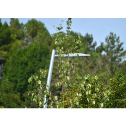 Mât d'éclairage public cylindro-conique ICAP en acier S-235-JR galvanisé à chaud - coloris en option