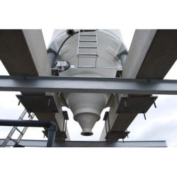 Silo de stockage industriel en terrasse avec système de pesage - Capacité jusqu'à 200 m3 - ROUSSEAU