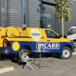 Hydrocureur combiné 4x4 Toyota Hilux - Assainissement, débouchage et nettoyage des réseaux d'égouts - Débit de 90 L/min à 175 bars, à 37 L/min à 400 bars