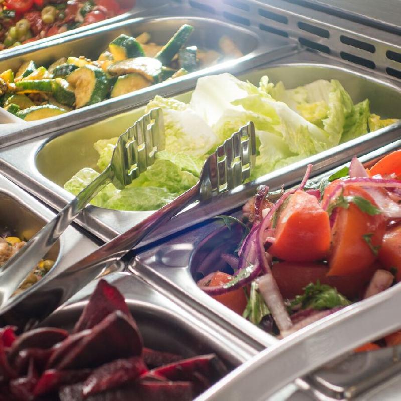 Saladette réfrigérée à poser 7 bacs gn 1/4 - vitrine à ingrédients de 160 cm_7