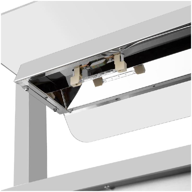 Buffet central mobile avec plaque chauffante 3 x GN 1/1 - Buffalo - JB186_7