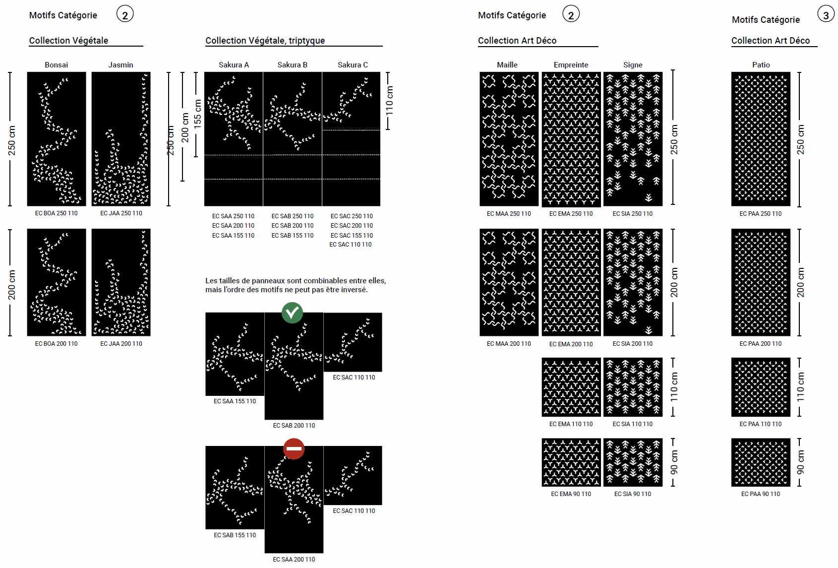 Séparation d’espace en feutre PET recyclable
