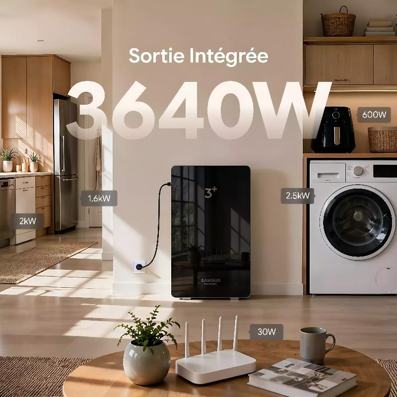 Batterie solaire SAMDUO NEX E6000 (6 kWh) - Batterie solaire SAMDUO NEX E6000 + SAMDUO Smart Meter_7