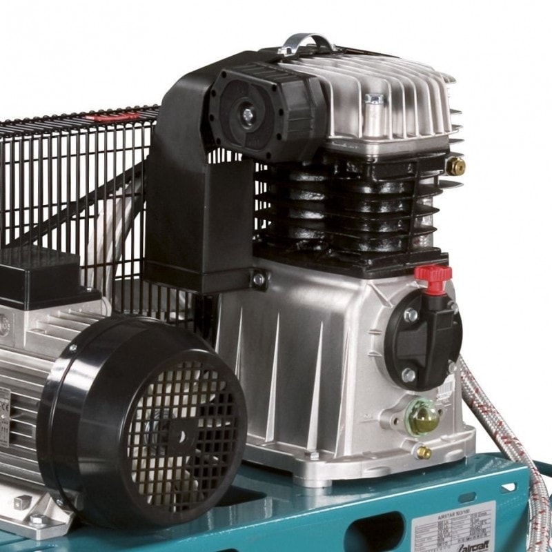 Compresseur Aircraft Airstar 853/100 - 2009831 - Bicylindre performant - 850 l/min - Cuve 100L - 400V_7
